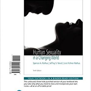 Human Sexuality in a Changing World 10th Edition Spencer A. Rathus, Test Bank
