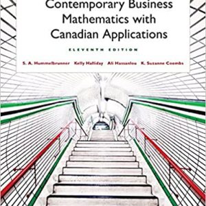 Contemporary Business Mathematics with Canadian Applications 11E S. A. Hummelbrunner Test Bank