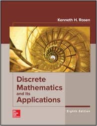 Discrete Math and Its Applications, 8e Kenneth H. Rosen, Test Bank