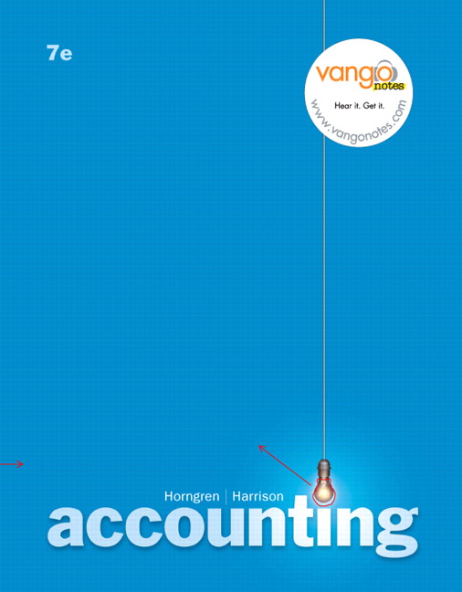 Accounting 7e by horngren TB