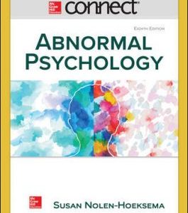 Abnormal Psychology, 8e Susan Nolen-Hoeksema, Brett Marroquin, Test Bank