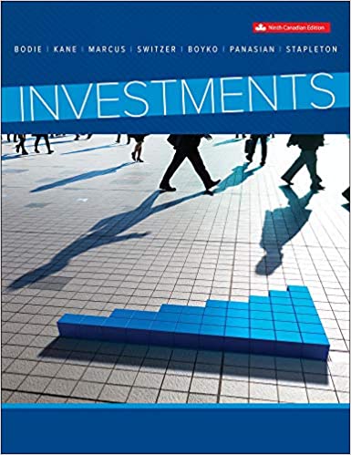 Investments 9th CDN Edition Bodie, Kane, Marcus, Switzer Test Bank,