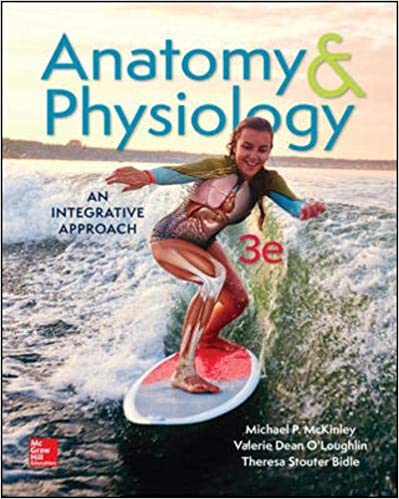 Anatomy and Physiology An Integrative Approach, 3e P. McKinley O'Loughlin, Bidle, Test Bank