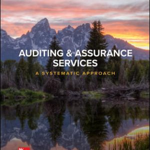 Auditing & Assurance Services, 11e William Messier, Steven Glover, Douglas Prawitt, Test Bank