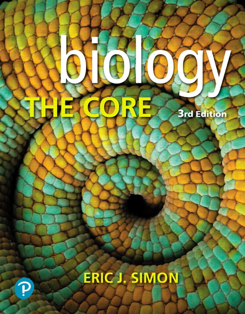 Biology The Core, 3rd Edition Eric J. Simon, Test Bank TG