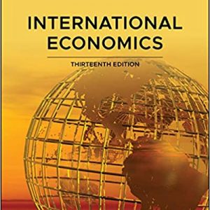 International Economics, 13th Edition Salvatore Test Bank and Solution Manual