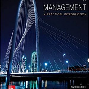 Management, 8e Angelo Kinicki, Brian K. Williams Test Bank and Instructor Manual