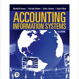 Accounting Information Systems 15th Edition Romney, Steinbart , Summers , Wood 2020 Test Bank