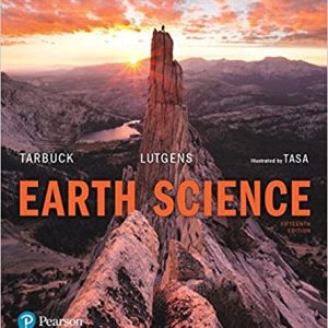 Earth Science, 15th Edition Edward J. Tarbuck, Frederick K Lutgens , Dennis G. Tasa, Test bank TG