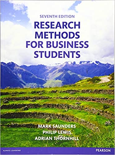 Research Methods for Business Students, 7th Edition Prof Mark N. K. Saunders, PP slides