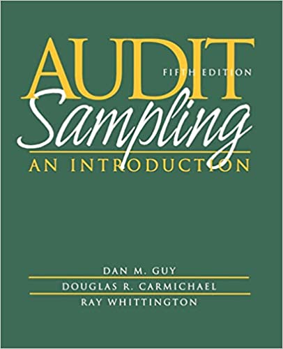 Audit Sampling An Introduction, 5e Guy Solution Manual