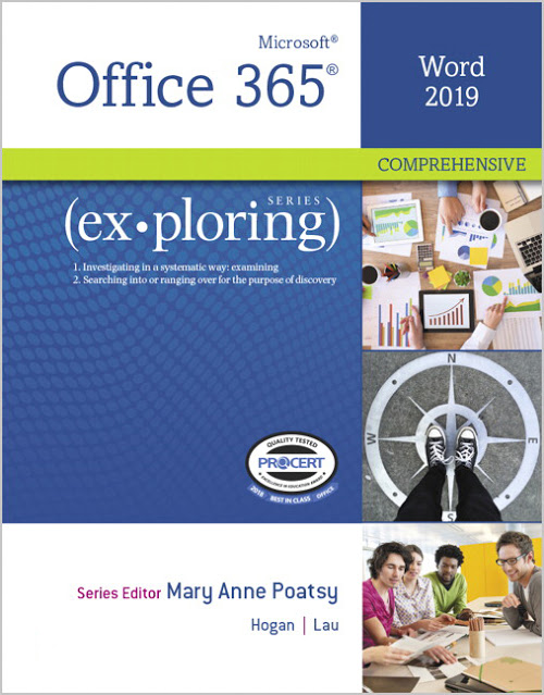 Presentations for Exploring Microsoft Word 2019 Comprehensive 1st Edition Mary Anne Poatsy Test Bank
