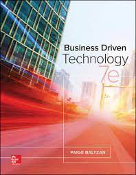 Business Driven Technology, 7e Paige Baltzan, Test Bank