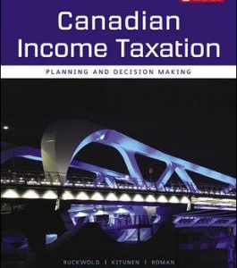 Canadian Income Taxation, 2020 2021 23rd Edition William Buckwold Test Bank and solution manual