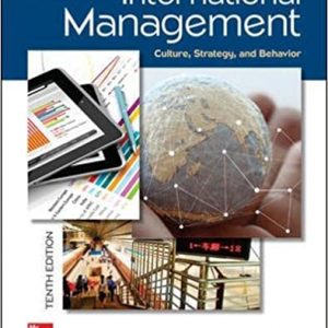 International Management Culture, Strategy, and Behavior, 10e Fred Luthans, Jonathan P. Doh Test Bank