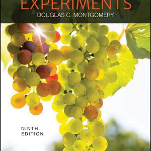 Design and Analysis of Experiments, 9th Edition Montgomery Solution Manual