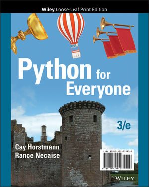 Python For Everyone, 3rd Edition by Cay S. Horstmann Test Bank