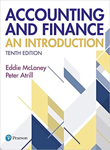 Accounting and Finance An Introduction, 10th Edition Eddie McLaney Dr Peter Atrill, Instructor Solution Manual With Test Bank