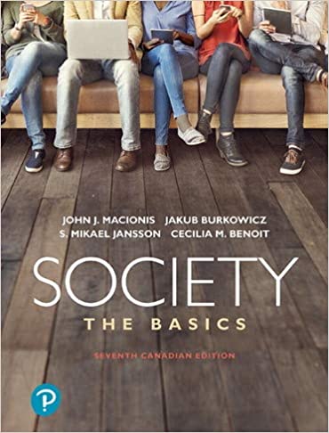 Society The Basics Seventh Canadian Edition 7E J. Macionis Jansson M. Benoit Burkowicz Test Bank