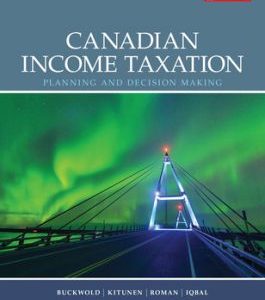 Canadian Income Taxation 2022/2023 25th Edition William Buckwold, Joan Kitunen, Matthew Roman, Abraham Iqbal Test Bank price 49$