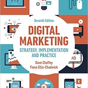 Digital Marketing, 7th Edition Dave Chaffey Fiona Ellis-Chadwick i Solution manual