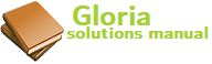 Gloria Solutions manual